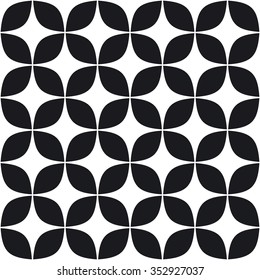 Abstract seamless mesh pattern; Modern stylish texture of mesh