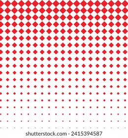 abstract seamless minimalistic red vertical halftone dot pattern.