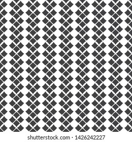 Abstract seamless models. Modern geometrical minimum texture with regularly repeating geometrical forms a corner, a rhombus, a zigzag, a triangle. Vector element of design.