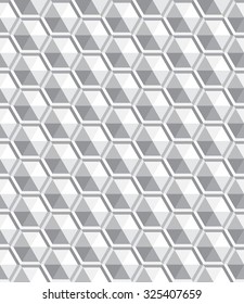 abstract seamless modern hexagon pattern, vector illustration