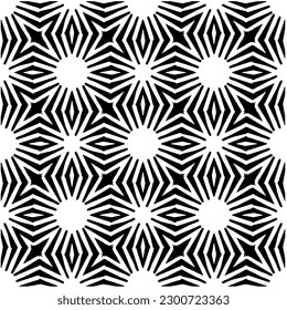 Resumen de un patrón monocromo sin fisuras sobre fondo blanco para colorear. Diseño para banner, tarjeta, invitación, postal, textil, tela, papel envolvente, libro de colorantes.