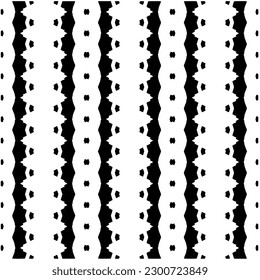 Abstract seamless monochrome pattern on white background for coloring. Design for banner, card, invitation, postcard, textile, fabric, wrapping paper, coloring book.