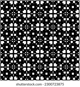 Abstract seamless monochrome pattern on white background for coloring. Design for banner, card, invitation, postcard, textile, fabric, wrapping paper, coloring book.