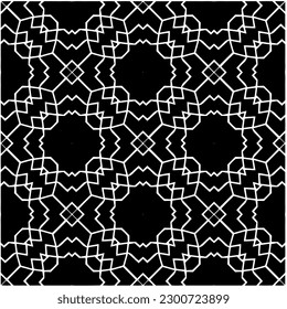 Resumen de un patrón monocromo sin fisuras sobre fondo blanco para colorear. Diseño para banner, tarjeta, invitación, postal, textil, tela, papel envolvente, libro de colorantes.