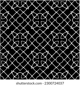 Resumen de un patrón monocromo sin fisuras sobre fondo blanco para colorear. Diseño para banner, tarjeta, invitación, postal, textil, tela, papel envolvente, libro de colorantes.
