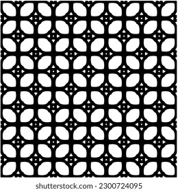 Resumen de un patrón monocromo sin fisuras sobre fondo blanco para colorear. Diseño para banner, tarjeta, invitación, postal, textil, tela, papel envolvente, libro de colorantes.