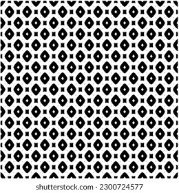 Abstract seamless monochrome pattern on white background for coloring. Design for banner, card, invitation, postcard, textile, fabric, wrapping paper, coloring book.