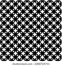 Resumen de un patrón monocromo sin fisuras sobre fondo blanco para colorear. Diseño para banner, tarjeta, invitación, postal, textil, tela, papel envolvente, libro de colorantes.