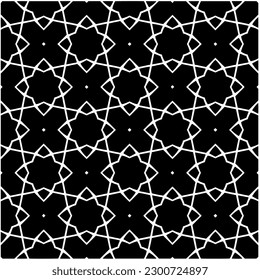 Resumen de un patrón monocromo sin fisuras sobre fondo blanco para colorear. Diseño para banner, tarjeta, invitación, postal, textil, tela, papel envolvente, libro de colorantes.