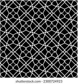 Resumen de un patrón monocromo sin fisuras sobre fondo blanco para colorear. Diseño para banner, tarjeta, invitación, postal, textil, tela, papel envolvente, libro de colorantes.
