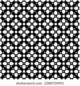 Resumen de un patrón monocromo sin fisuras sobre fondo blanco para colorear. Diseño para banner, tarjeta, invitación, postal, textil, tela, papel envolvente, libro de colorantes.