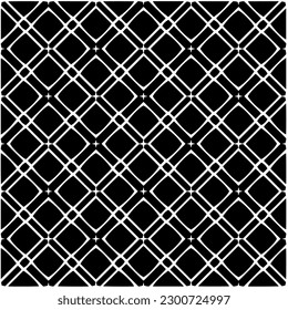 Abstract seamless monochrome pattern on white background for coloring. Design for banner, card, invitation, postcard, textile, fabric, wrapping paper, coloring book.