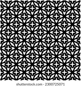 Resumen de un patrón monocromo sin fisuras sobre fondo blanco para colorear. Diseño para banner, tarjeta, invitación, postal, textil, tela, papel envolvente, libro de colorantes.