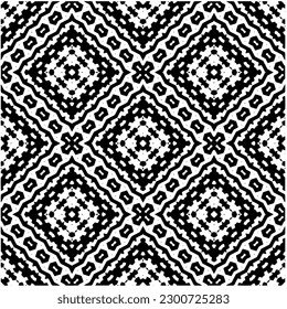 Resumen de un patrón monocromo sin fisuras sobre fondo blanco para colorear. Diseño para banner, tarjeta, invitación, postal, textil, tela, papel envolvente, libro de colorantes.