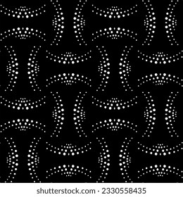 Abstract seamless monochrome pattern on white background for coloring. Design for banner, card, invitation, postcard, textile, fabric, wrapping paper.