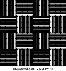 Abstract seamless monochrome pattern on white background for coloring. Design for banner, card, invitation, postcard, textile, fabric, wrapping paper.