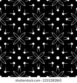 Abstract seamless monochrome pattern on white background for coloring. Design for banner, card, invitation, postcard, textile, fabric, wrapping paper.