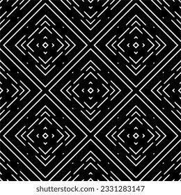 Abstract seamless monochrome pattern on white background for coloring Repeating pattern for banner, card, invitation, postcard, textile, fabric, wrapping paper.