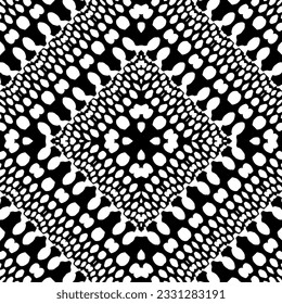 Abstract seamless monochrome pattern on white background for coloring Repeating pattern for banner, card, invitation, postcard, textile, fabric, wrapping paper.