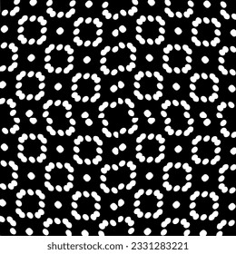 Resumen de patrón monocromo sin fisuras sobre fondo blanco para colorear Patrón repetitivo para banner, tarjeta, invitación, postal, textil, tela, papel envolvente.