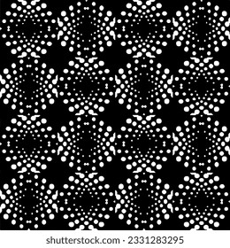 Abstract seamless monochrome pattern on white background for coloring. Design for banner, card, invitation, postcard, textile, fabric, wrapping paper.