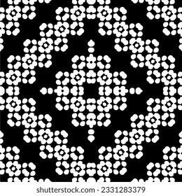 Abstract seamless monochrome pattern on white background for coloring Repeating pattern for banner, card, invitation, postcard, textile, fabric, wrapping paper.