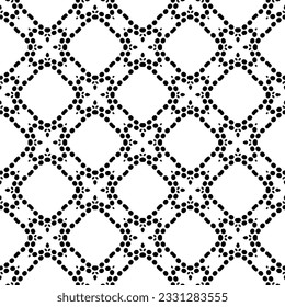 Abstract seamless monochrome pattern on white background for coloring Repeating pattern for banner, card, invitation, postcard, textile, fabric, wrapping paper.
