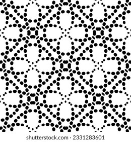 Abstract seamless monochrome pattern on white background for coloring Repeating pattern for banner, card, invitation, postcard, textile, fabric, wrapping paper.