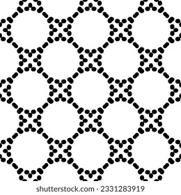 Abstract seamless monochrome pattern on white background for coloring Repeating pattern for banner, card, invitation, postcard, textile, fabric, wrapping paper.