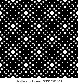 Resumen de patrón monocromo sin fisuras sobre fondo blanco para colorear Patrón repetitivo para banner, tarjeta, invitación, postal, textil, tela, papel envolvente.