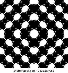 Resumen de patrón monocromo sin fisuras sobre fondo blanco para colorear Patrón repetitivo para banner, tarjeta, invitación, postal, textil, tela, papel envolvente.