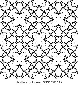 Abstract seamless monochrome pattern on white background for coloring Repeating pattern for banner, card, invitation, postcard, textile, fabric, wrapping paper.