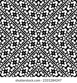 Resumen de patrón monocromo sin fisuras sobre fondo blanco para colorear Patrón repetitivo para banner, tarjeta, invitación, postal, textil, tela, papel envolvente.
