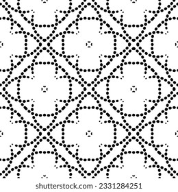Abstract seamless monochrome pattern on white background for coloring Repeating pattern for banner, card, invitation, postcard, textile, fabric, wrapping paper.
