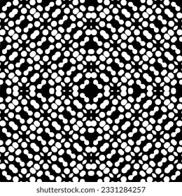 Abstract seamless monochrome pattern on white background for coloring Repeating pattern for banner, card, invitation, postcard, textile, fabric, wrapping paper.