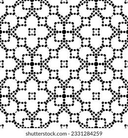 Abstract seamless monochrome pattern on white background for coloring Repeating pattern for banner, card, invitation, postcard, textile, fabric, wrapping paper.