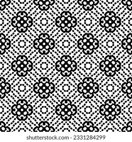 Abstract seamless monochrome pattern on white background for coloring Repeating pattern for banner, card, invitation, postcard, textile, fabric, wrapping paper.