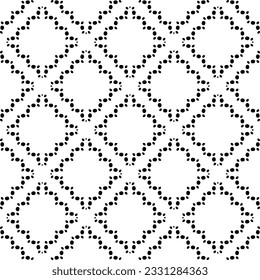 Resumen de patrón monocromo sin fisuras sobre fondo blanco para colorear Patrón repetitivo para banner, tarjeta, invitación, postal, textil, tela, papel envolvente.