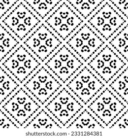 Resumen de patrón monocromo sin fisuras sobre fondo blanco para colorear Patrón repetitivo para banner, tarjeta, invitación, postal, textil, tela, papel envolvente.