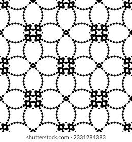 Abstract seamless monochrome pattern on white background for coloring Repeating pattern for banner, card, invitation, postcard, textile, fabric, wrapping paper.