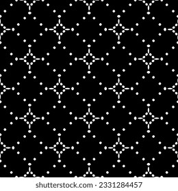 Abstract seamless monochrome pattern on white background for coloring Repeating pattern for banner, card, invitation, postcard, textile, fabric, wrapping paper.