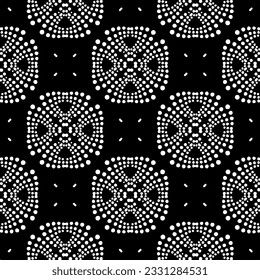Resumen de un patrón monocromo sin fisuras sobre fondo blanco para colorear. Diseño para banner, tarjeta, invitación, postal, textil, tela, papel envolvente.