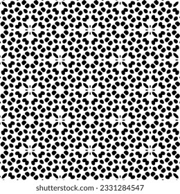 Abstract seamless monochrome pattern on white background for coloring Repeating pattern for banner, card, invitation, postcard, textile, fabric, wrapping paper.