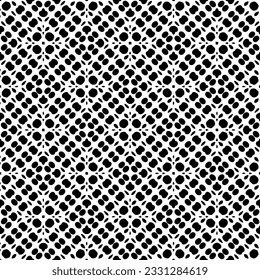 Abstract seamless monochrome pattern on white background for coloring Repeating pattern for banner, card, invitation, postcard, textile, fabric, wrapping paper.