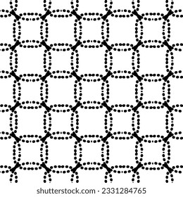 Abstract seamless monochrome pattern on white background for coloring Repeating pattern for banner, card, invitation, postcard, textile, fabric, wrapping paper.