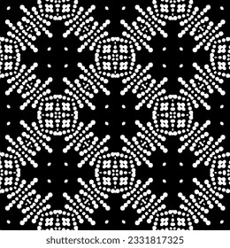 Abstract seamless monochrome pattern on white background for coloring. Design for banner, card, invitation, postcard, textile, fabric, wrapping paper.