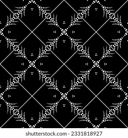 Resumen de un patrón monocromo sin fisuras sobre fondo blanco para colorear. Diseño para banner, tarjeta, invitación, postal, textil, tela, papel envolvente.