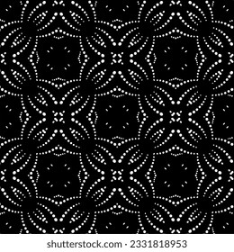 Abstract seamless monochrome pattern on white background for coloring. Design for banner, card, invitation, postcard, textile, fabric, wrapping paper.