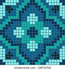 Abstract seamless mosaic background