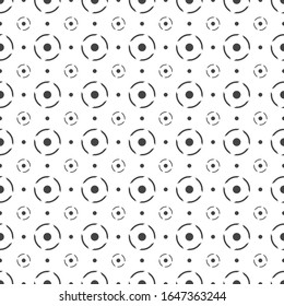 Abstract seamless mosaic background. Pixels backdrop. Dots.